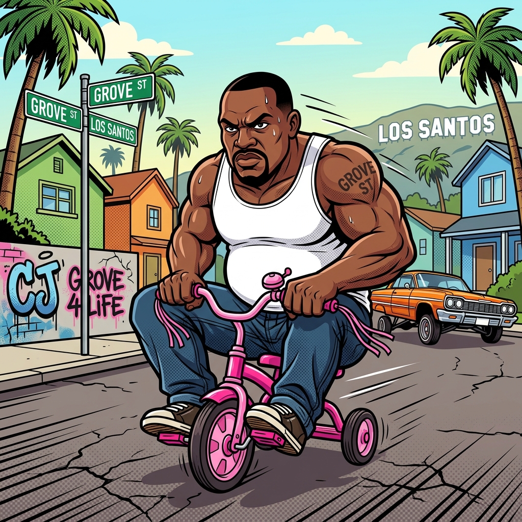 CJ Pink Tricycle