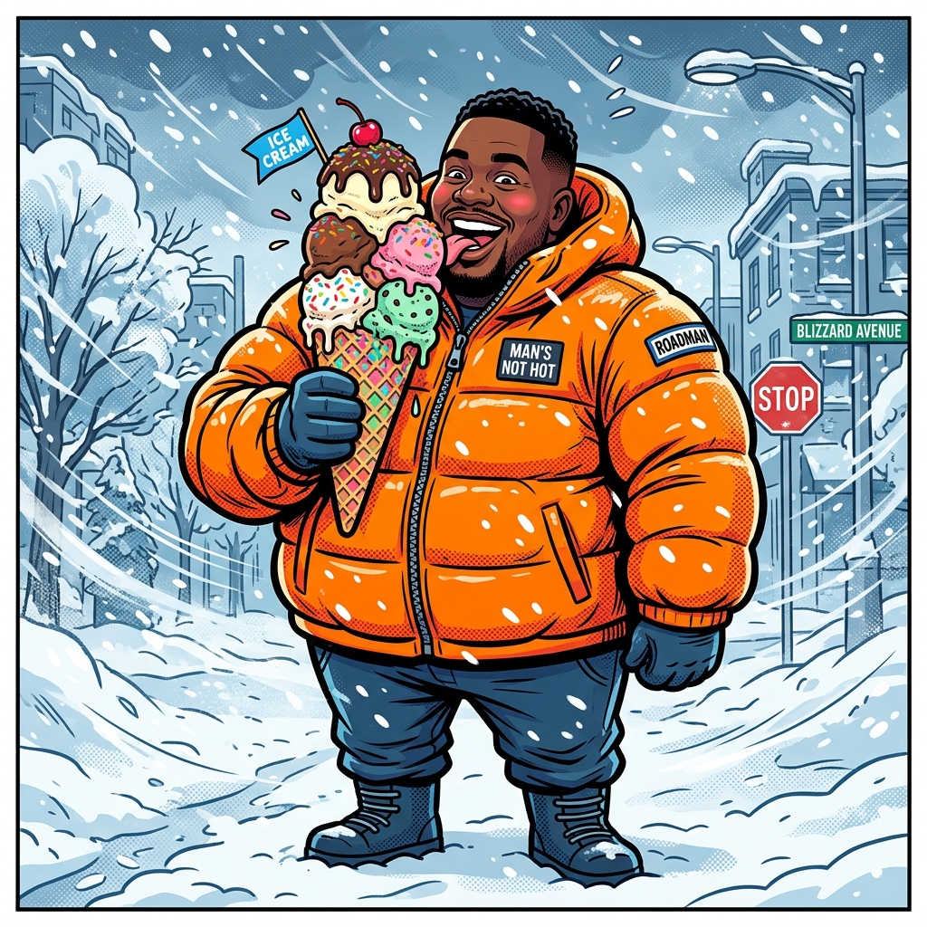 Big Shaq Blizzard Ice Cream